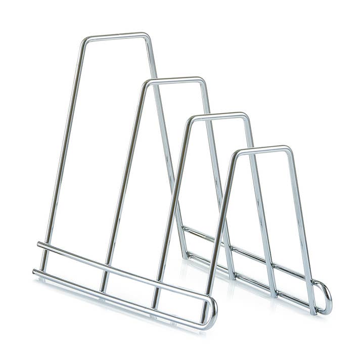 silver Skärbräda-/ Tallriksställ, Metall Förkromad för wholesale på Faire0