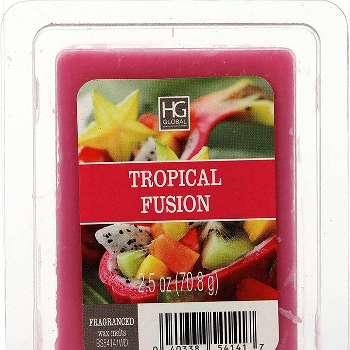 Hosley® 2.5oz Wax Cubes - Tropical Fusion for wholesale by Hosley