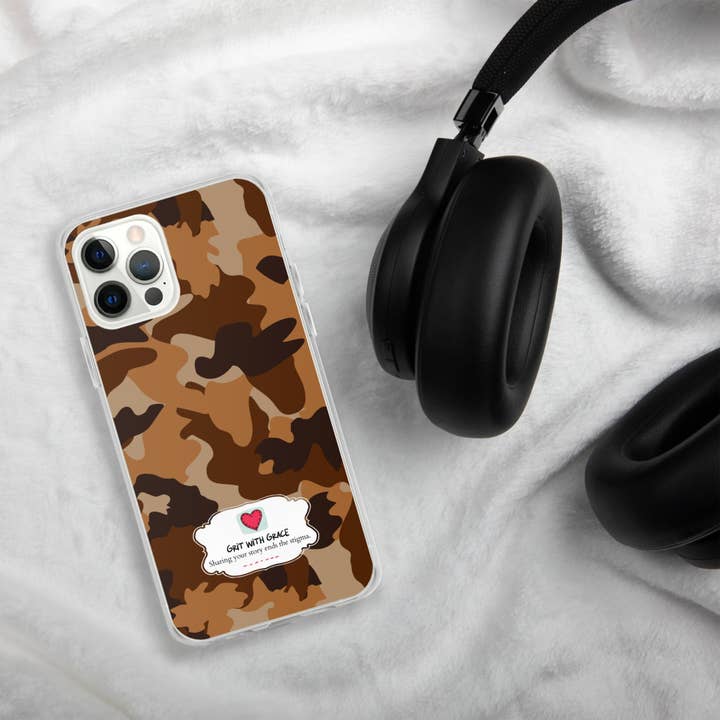 Arméentusiast Kamouflage iPhone-fodral för wholesale av Grit with Grace, LLC