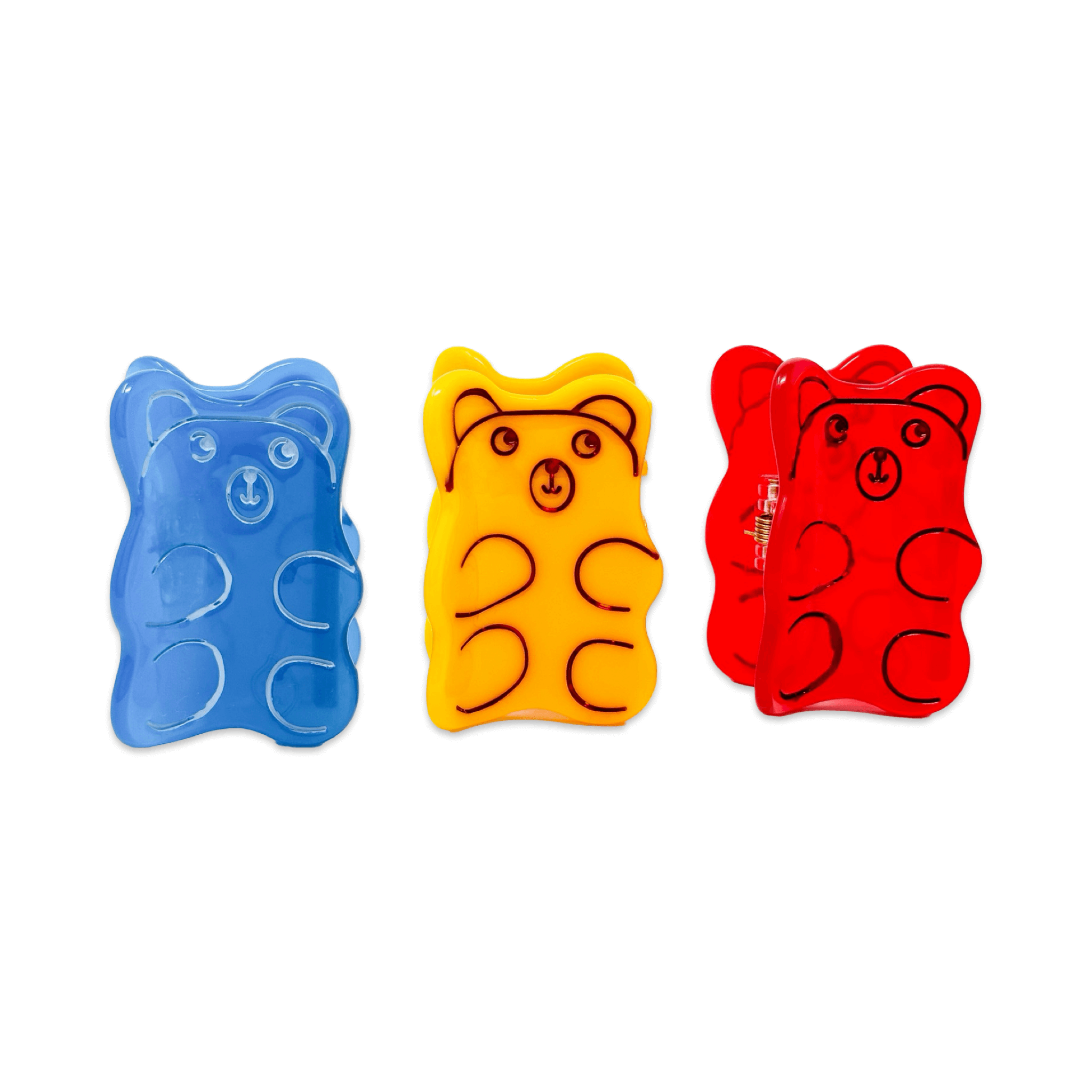 Jenny Lemons - Wholesale Hair Clip - Women's - Mini Blue Gummy Bear Hair Claw Clip6