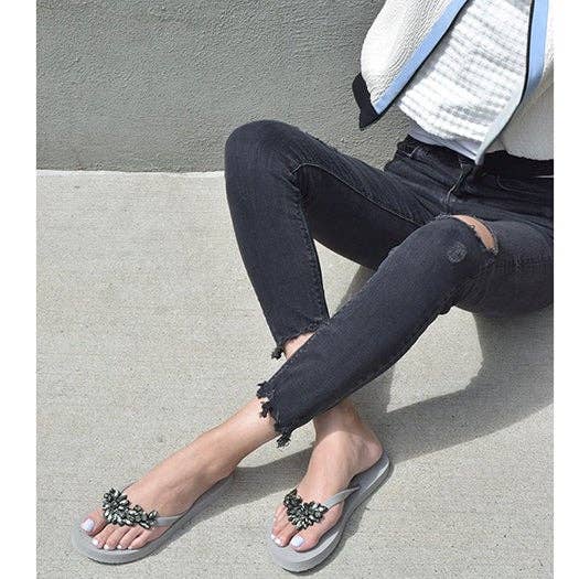 Sand by Saya - Vendita all'ingrosso Sandali - Donna - Manhattan (Black) - Sandalo piatto da donna5