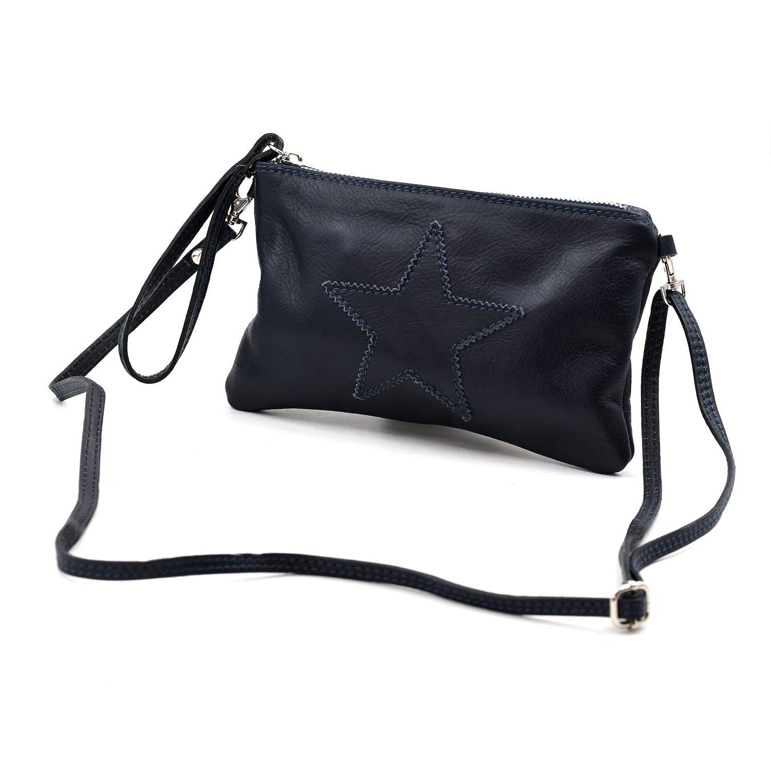 Tempest Designs – wholesale Crossbody bag – Women's – Real Italian leather star purse with cross body strap4