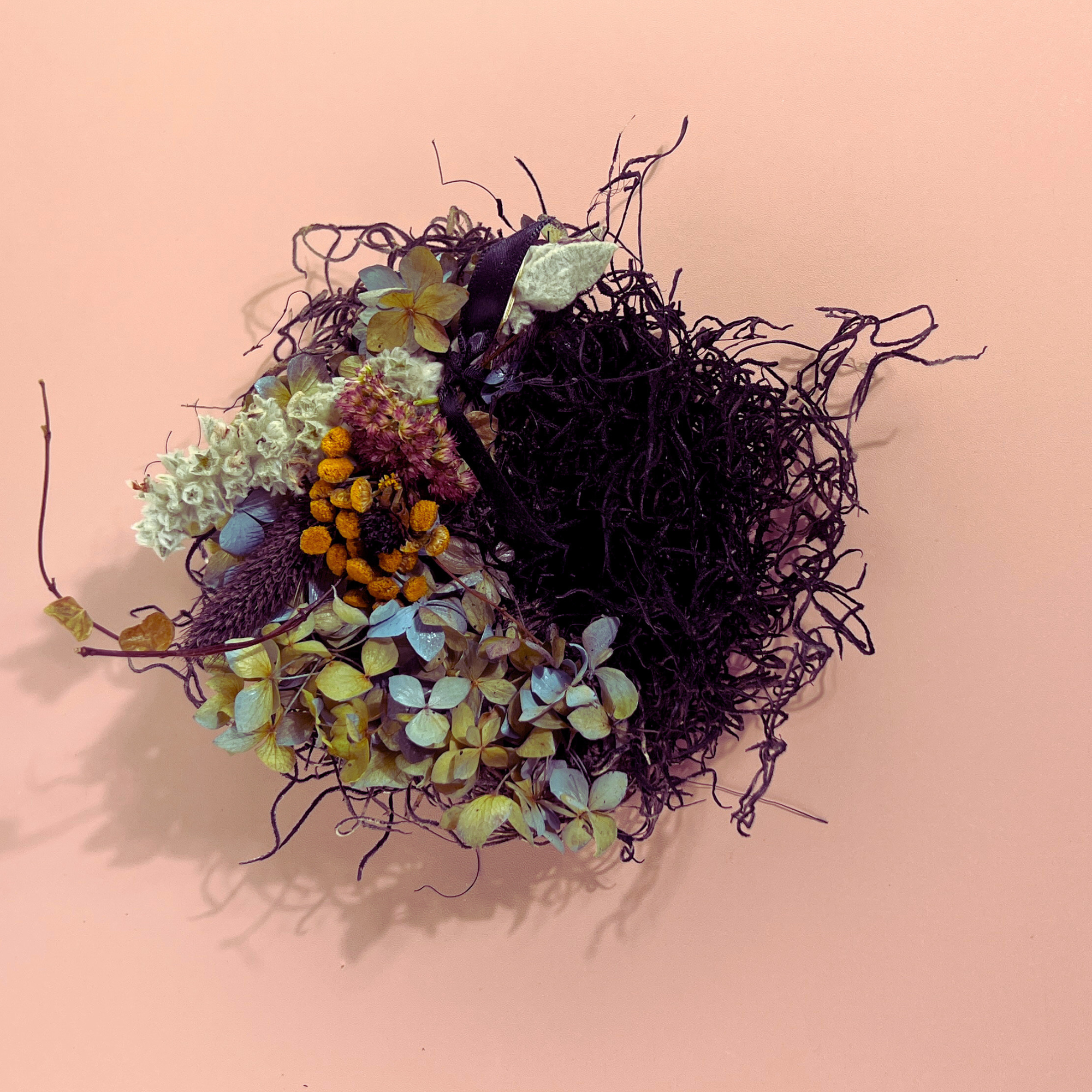 Sow the Magic - Wholesale Dried/Pressed Flowers - Divine Protection Handmade Altar Nest Dried Flower Bird Nest4