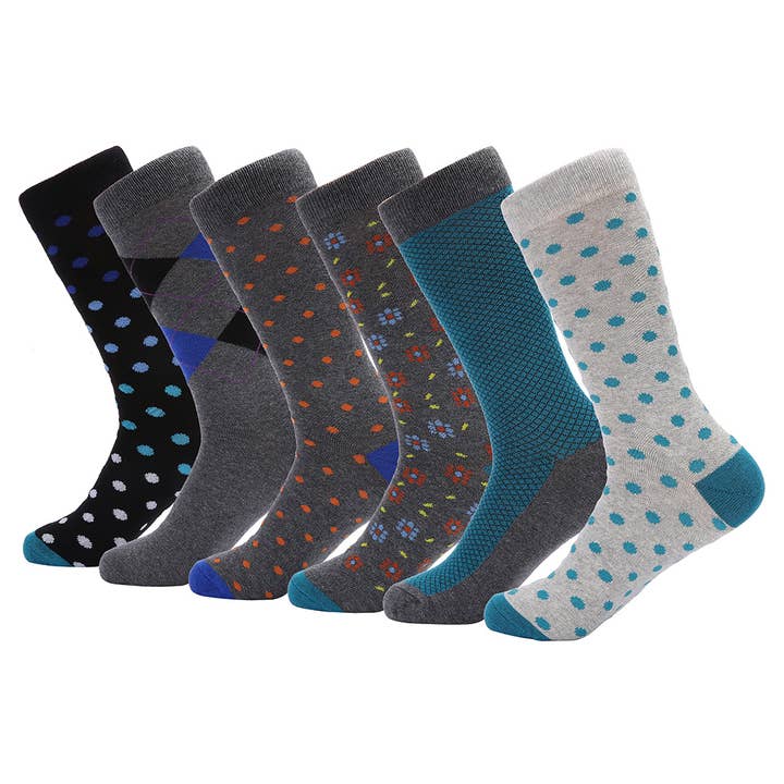 Spiffy Design Dress Socks for wholesale on Faire