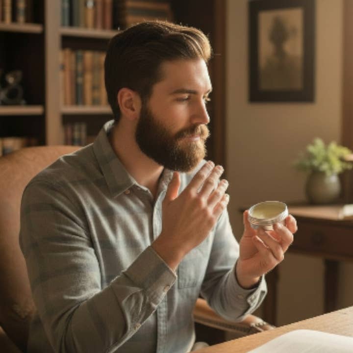 Bálsamo para Barba de Cedro, Almizcle y Lavanda (1.75 Onzas) para venta al por mayor de Bath Bums