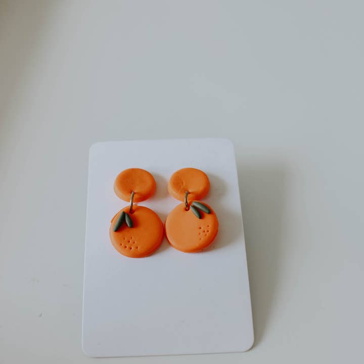 Kindness&Honey – wholesale Solitärörhängen – Orange Örhängen