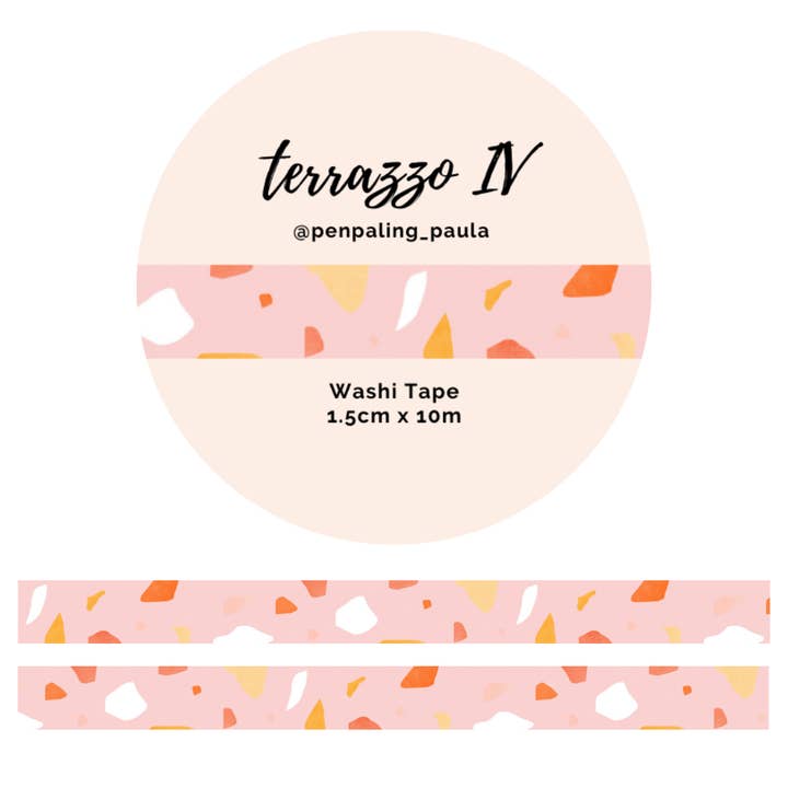 Terrazzo IV - Washi Tape for engroshandel hos Penpaling Paula