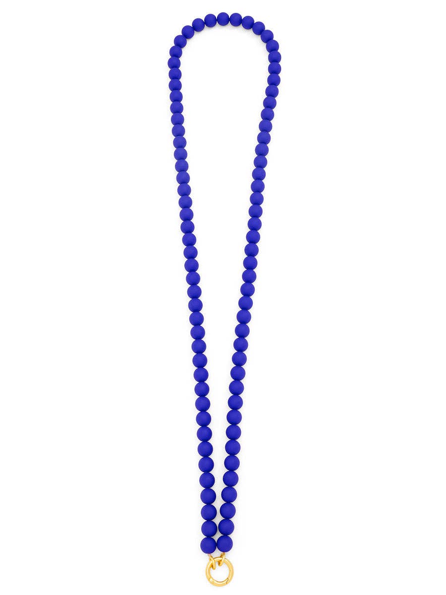 ZENZII Jewelry - Wholesale Beaded/Pearl Necklace - Matte Resin Beaded Crossbody Phone Lanyard21