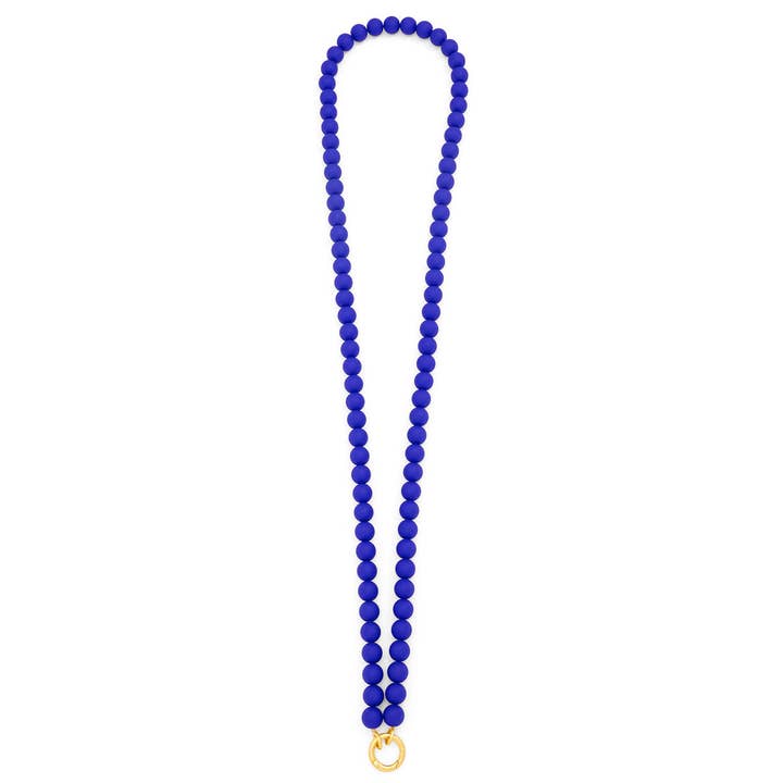 ZENZII Jewelry - Wholesale Beaded/Pearl Necklace - Matte Resin Beaded Crossbody Phone Lanyard21