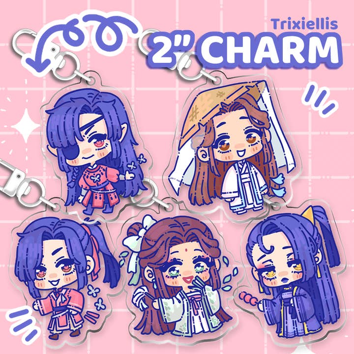 Heaven Official's Charm Set for wholesale by MOSHI MELON