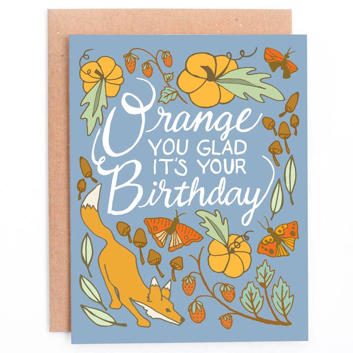 Orange Birthday for wholesale by Peppercorn Paper