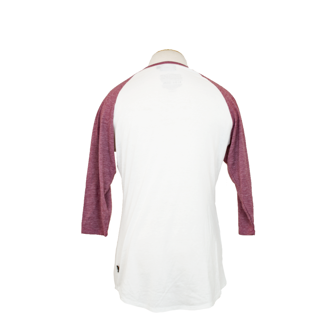 Maskdanna by Califortunate - Wholesale Screen Printed T-Shirt - Men's - MEN'S ABBOT BASEBALL TEE BRICK1