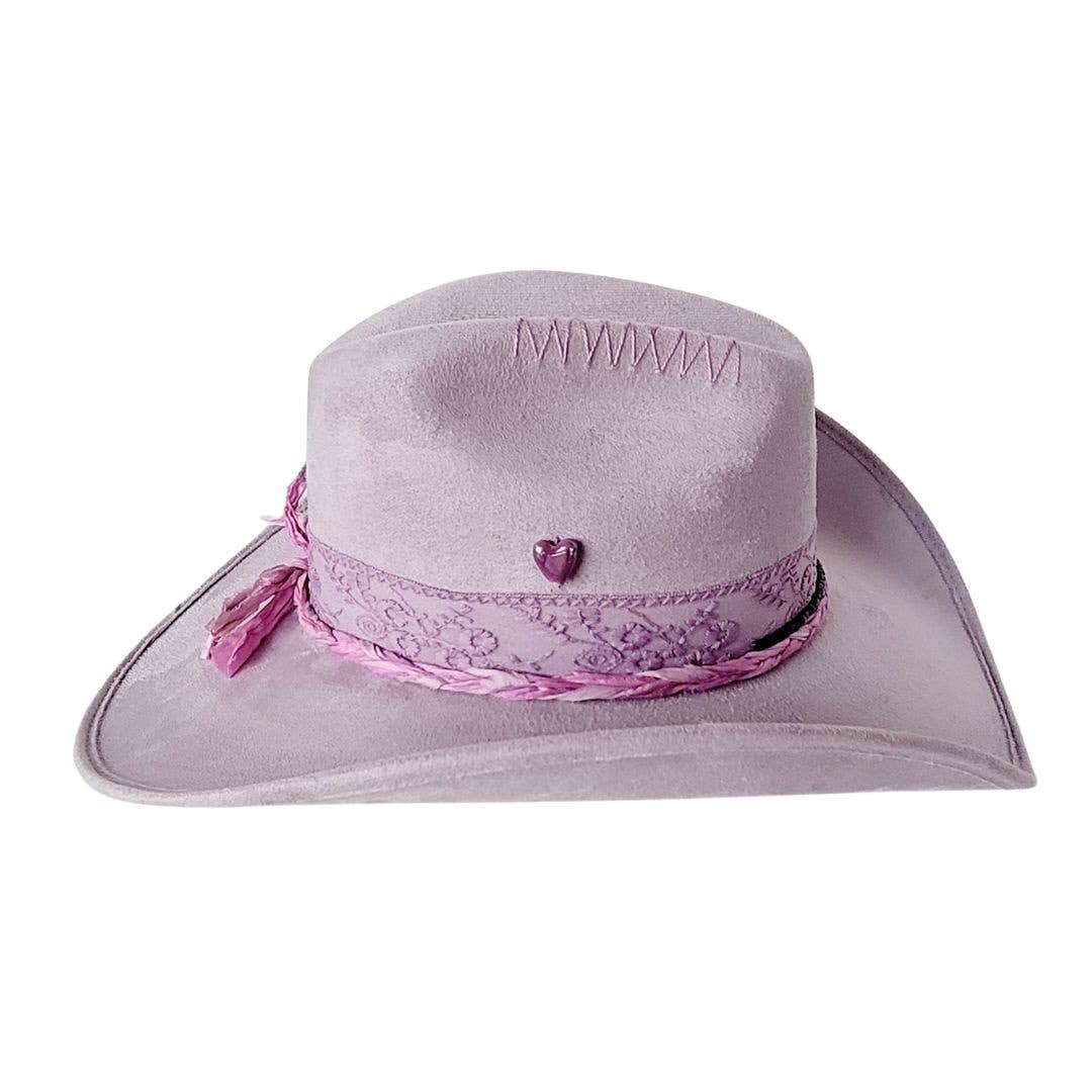 Violet Chapeau Couronne Cowboy Ariz en vente sur Faire6
