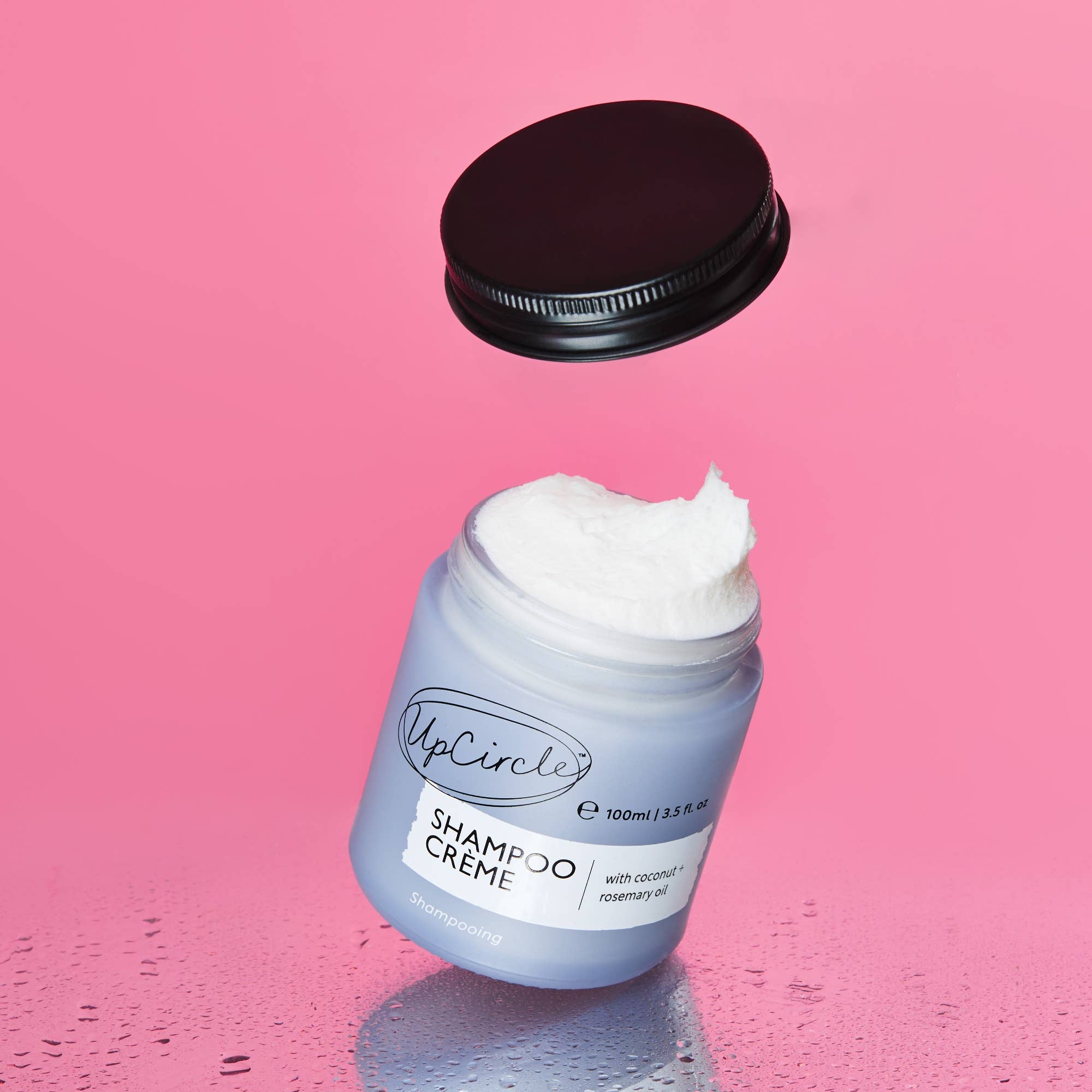 UpCircle Beauty Europe - Wholesale Shampoo Puck/Solid Shampoo - Vegan Spa Refillable Shampoo Crème with Coconut + Rosemary Gift2