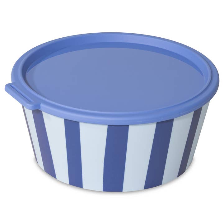 Bowl with Lid NORA BOX 2.2l STRIPES for wholesale by Koziol ideas for friends GmbH