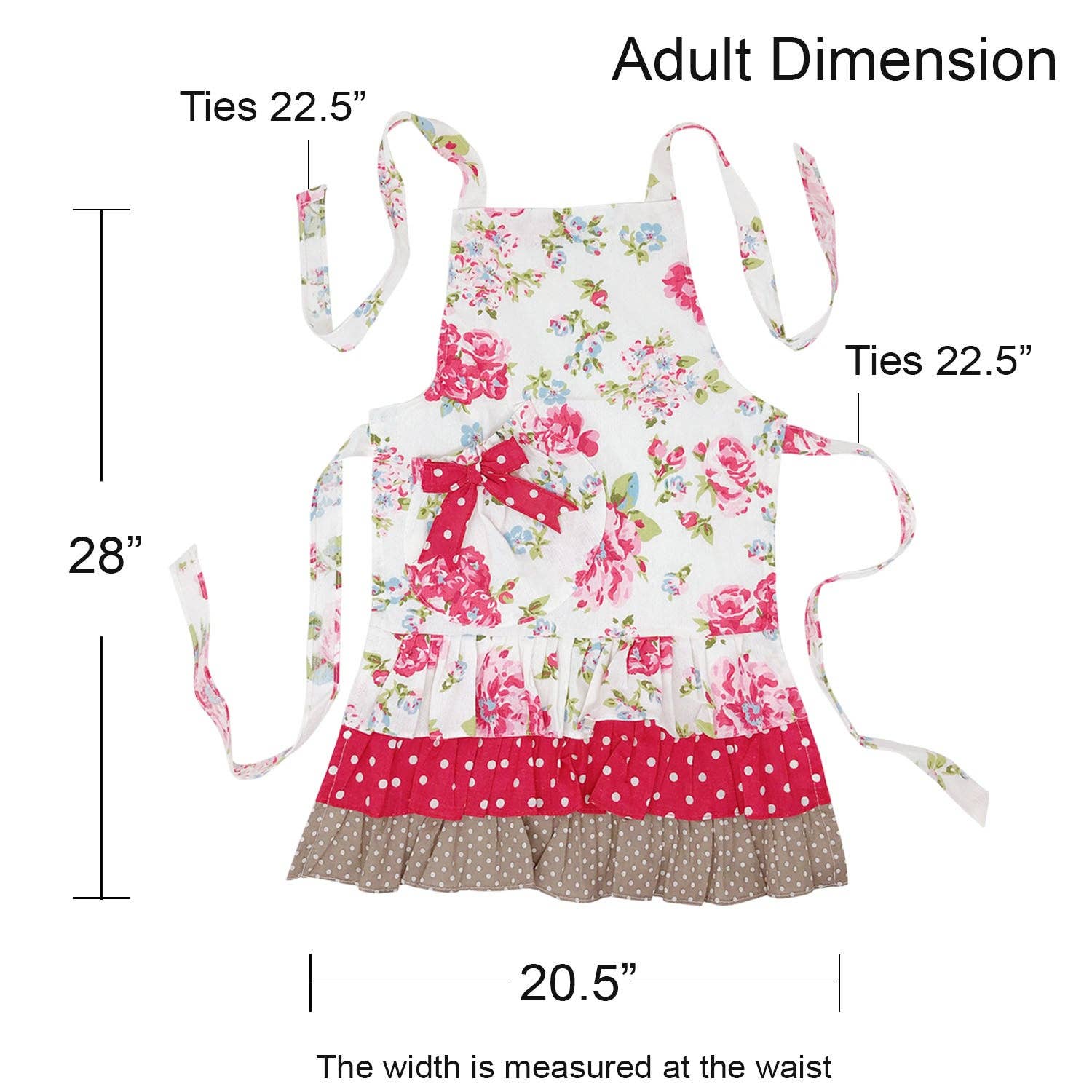 Wrapables.com - Wholesale Apron - Wrapables Mother and Daughter Ruffles and Roses Apron9