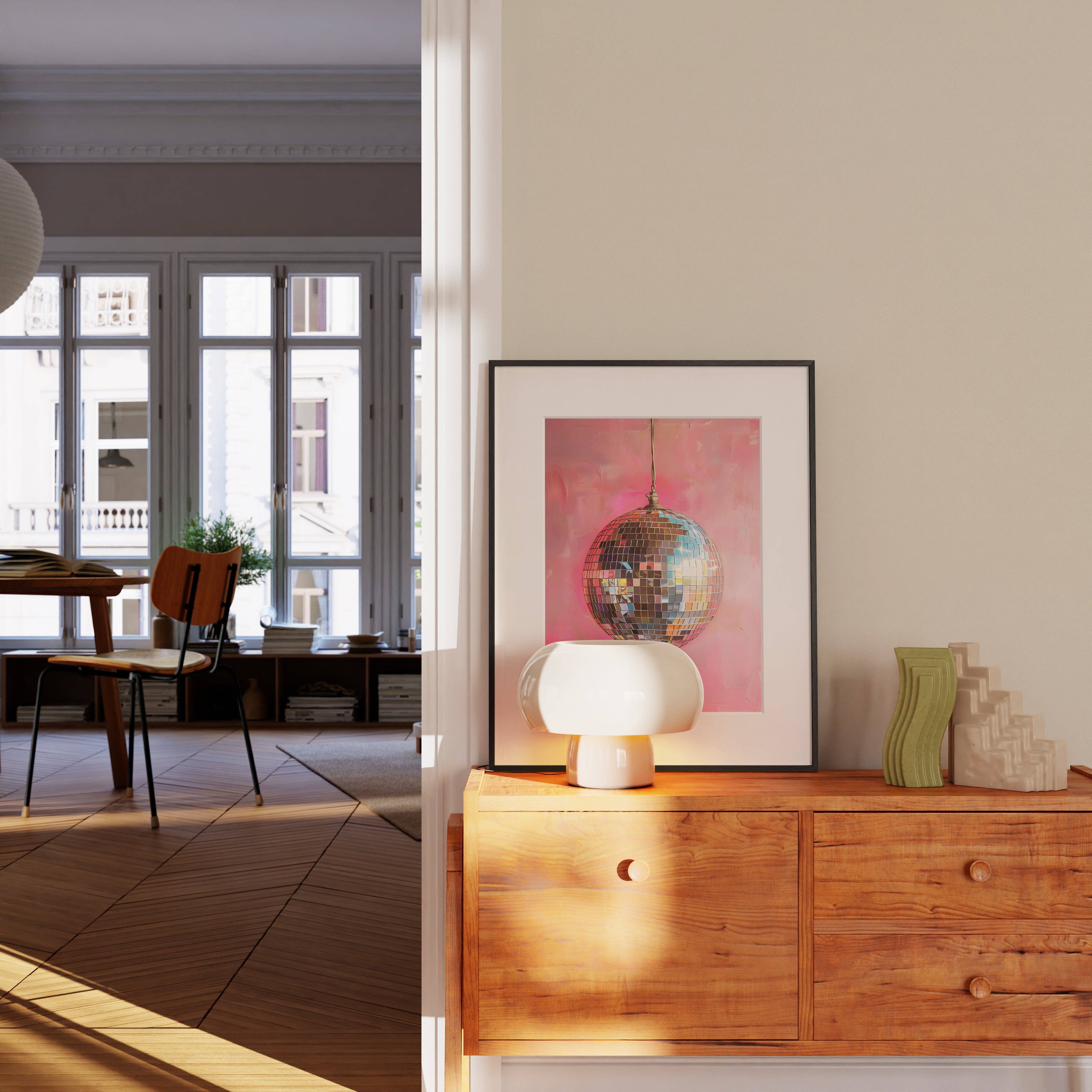 Haus and Hues - Wholesale Art Print - Disco Ball2