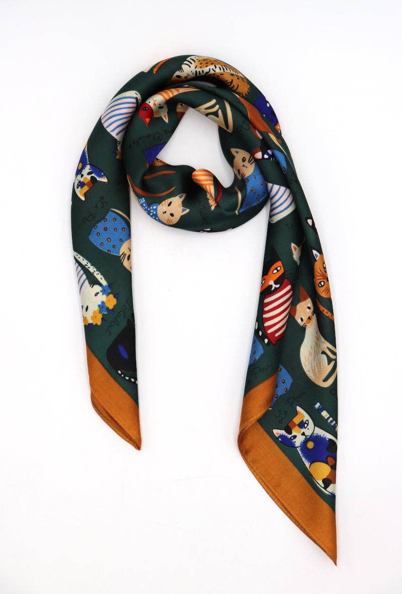 LIL' MOON - Wholesale Scarf - Women's - Square #SQ230022