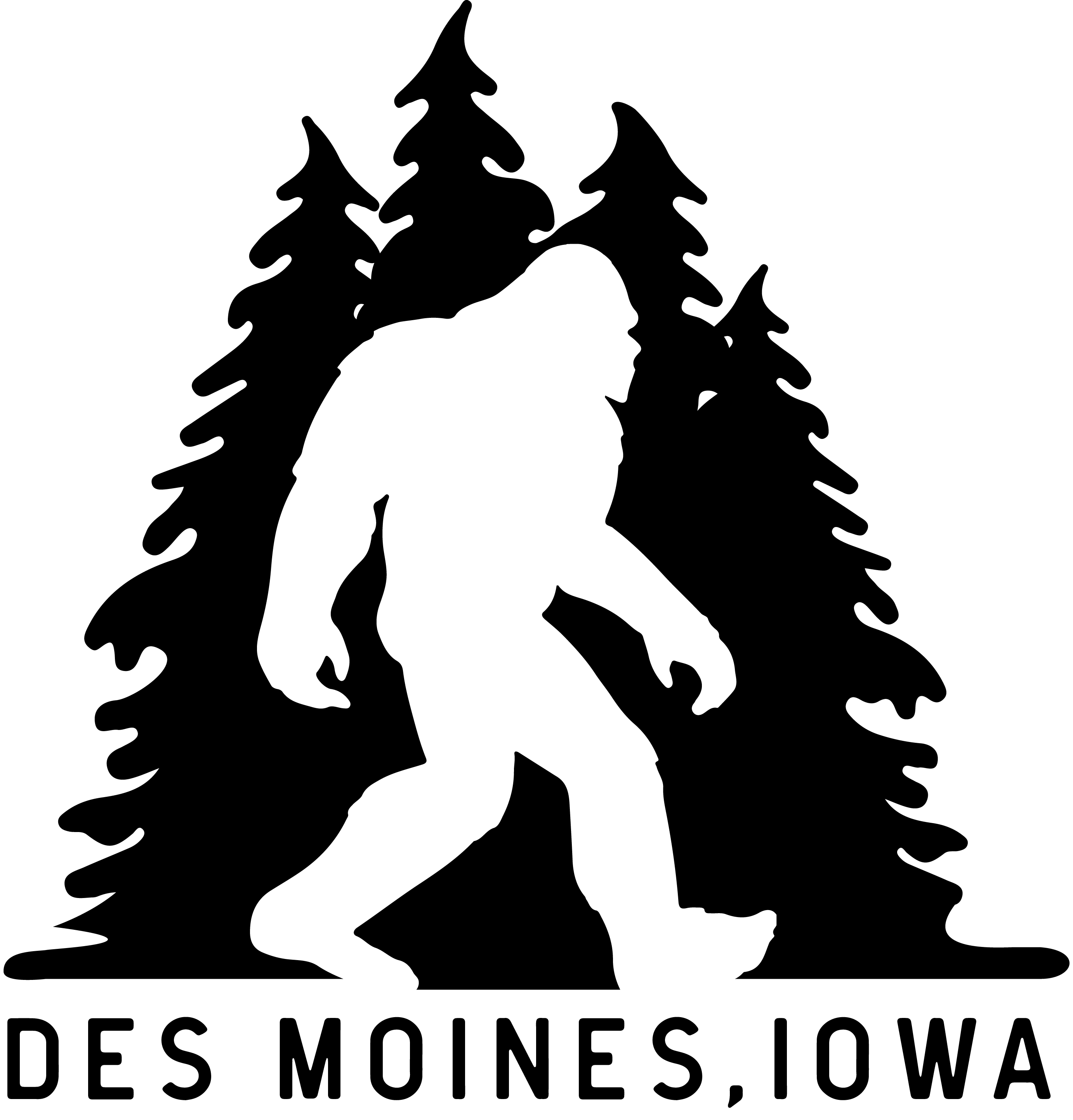 Direction Apparel - Vente Casquette de camionneur – unisexe - Casquette de camionneur Sasquatch dans les arbres10