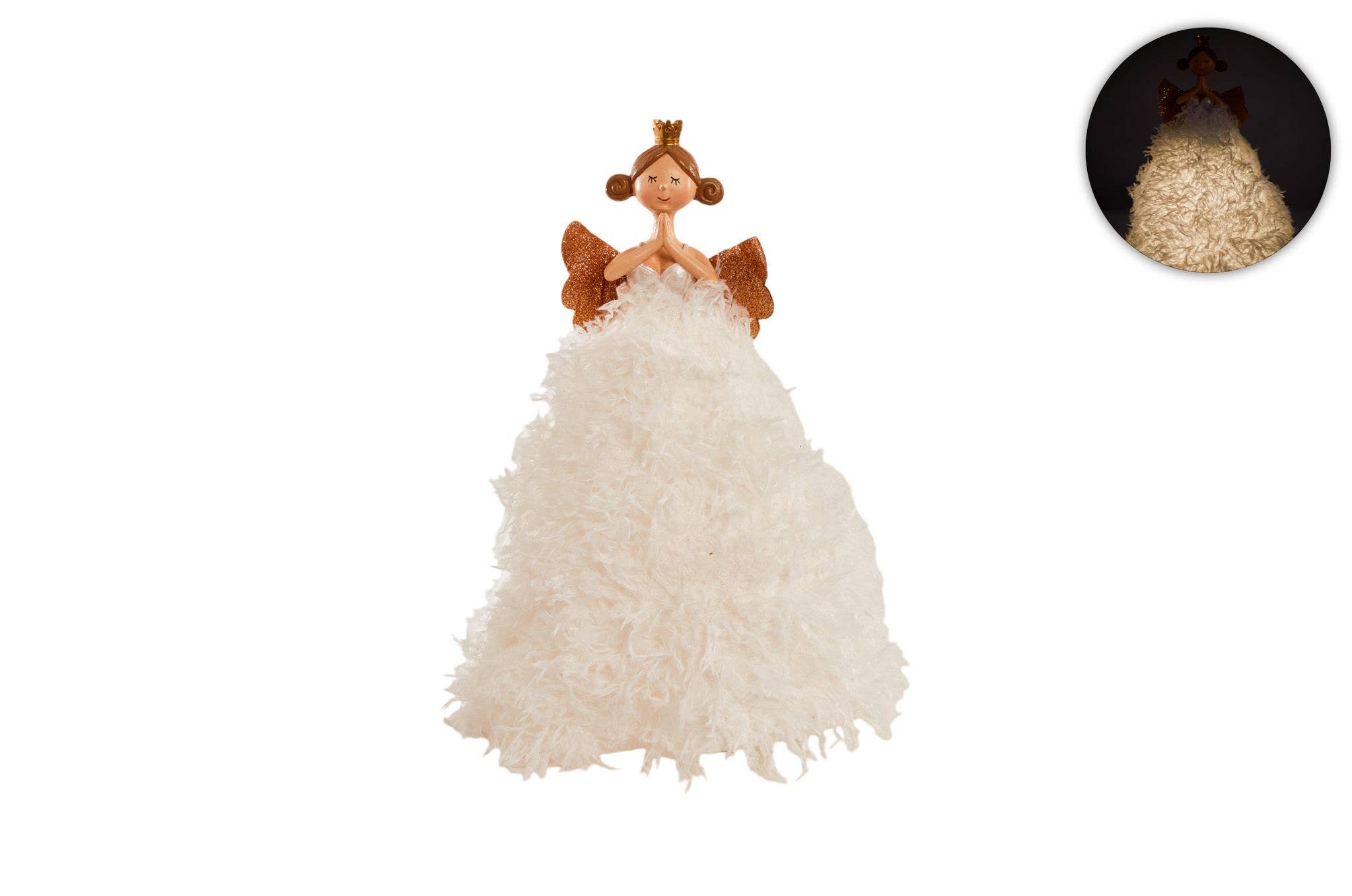 CP INTERNATIONAL - Vendita all'ingrosso Decorazione natalizia - Decorazione Da Posare Angelo Natale #347