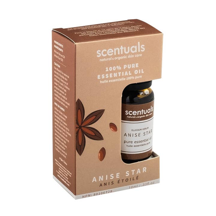 Olio essenziale di anice stellato (in confezione) per la vendita all'ingrosso da parte di Scentuals Natural & Organic Skin Care
