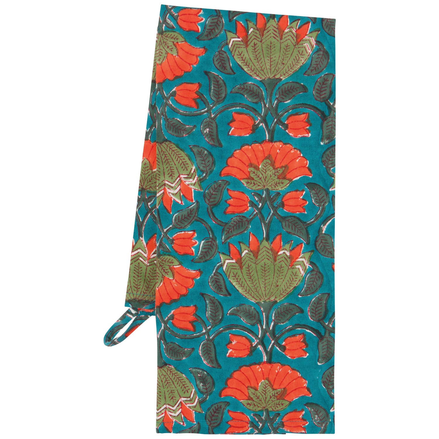 Danica Heirloom - Wholesale Tea Towel - Allure Block Print Dishtowel3