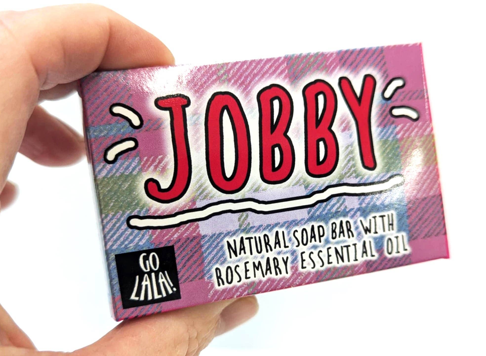 Go La La – wholesale Bar Soap – Jobby: Rosemary fragranced  Funny Scottish soap2