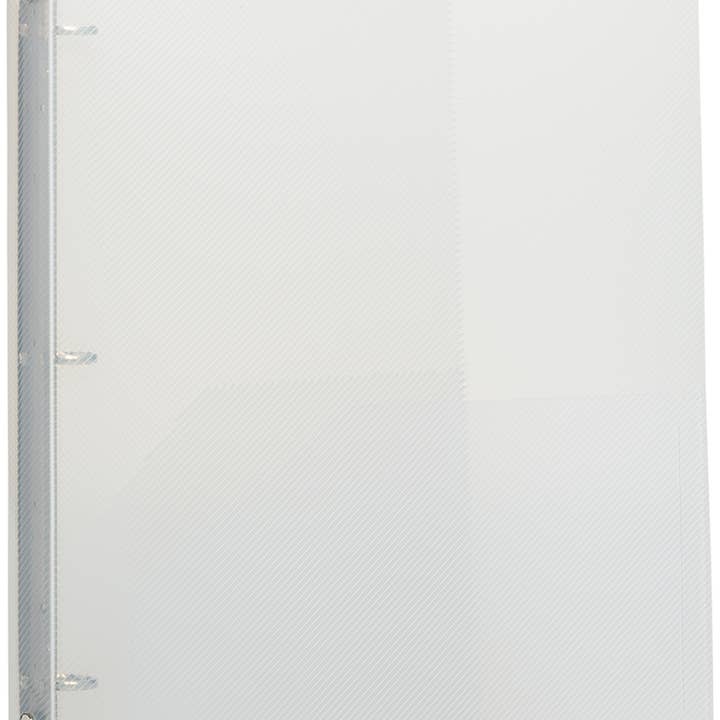JAM PAPER - Wholesale Binder - JAM Plastic 0.75 inch Binder, Clear 3 Ring Binder, 1/PK4