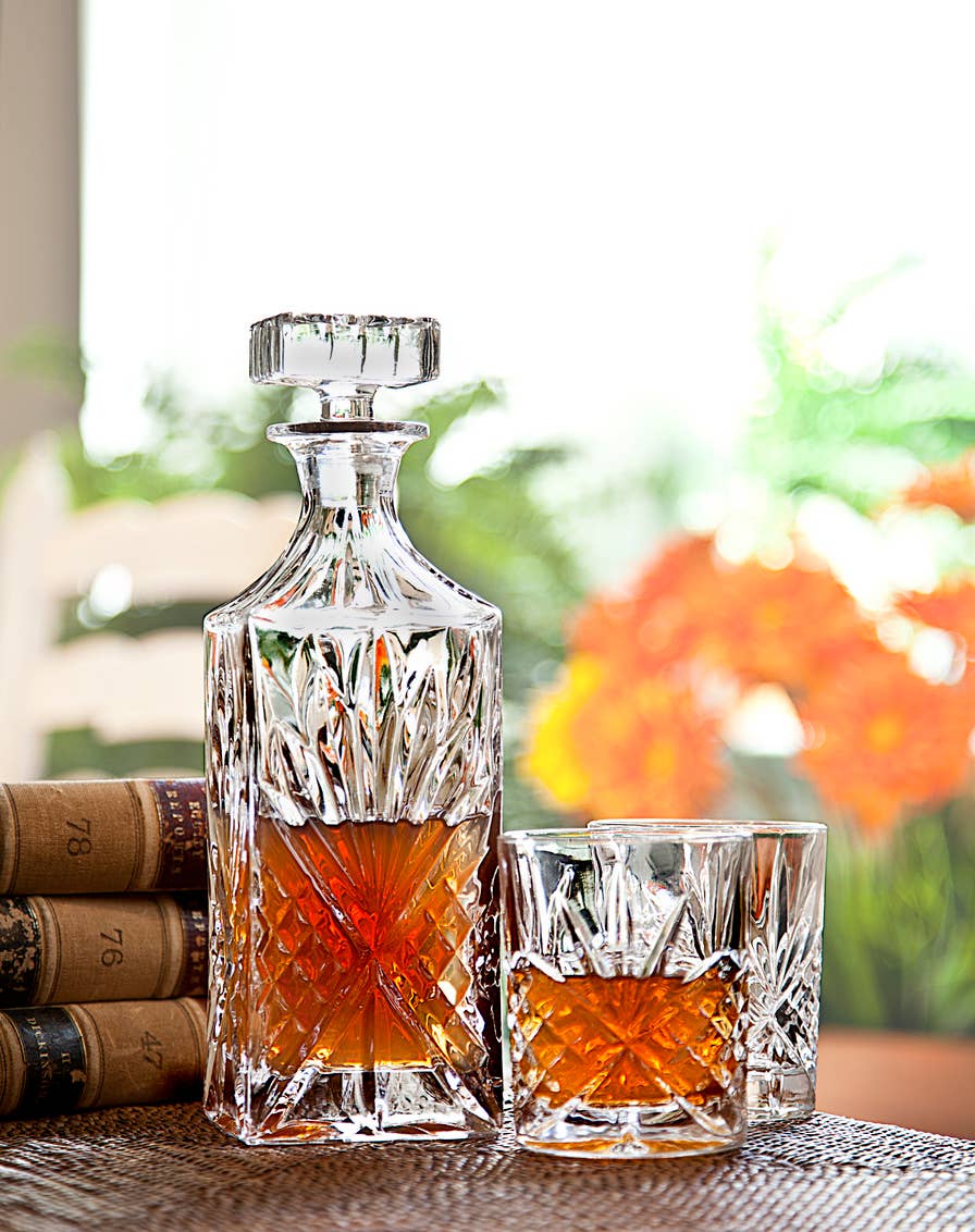 Godinger – Decantador por atacado – Conjunto de uísque Dublin 5 peças0