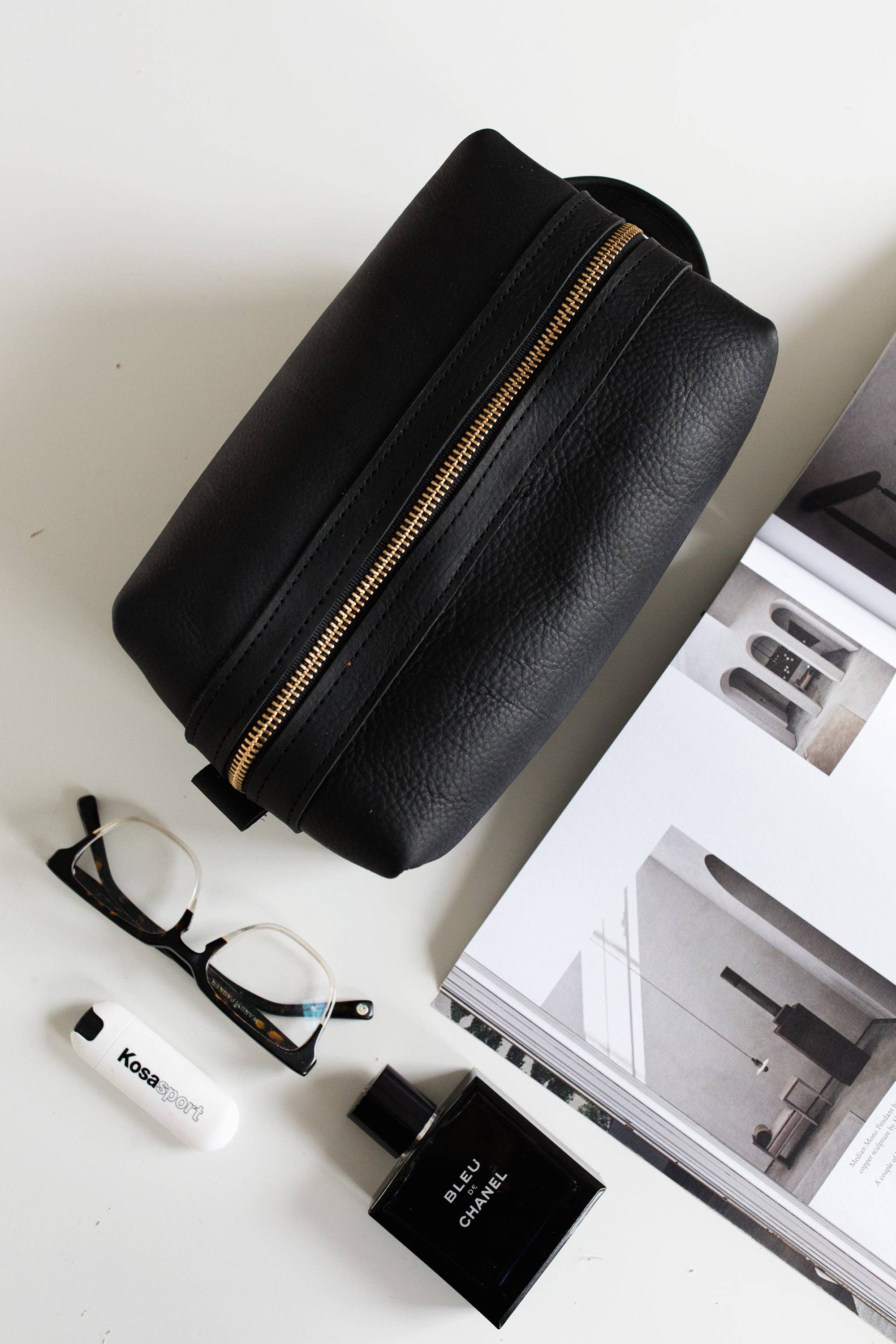 LIZ RIDEN - Wholesale Toiletry Bag - Unisex - Dopp Kits-Black5