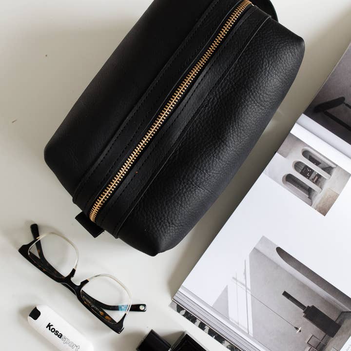 LIZ RIDEN - Wholesale Toiletry Bag - Unisex - Dopp Kits-Black5