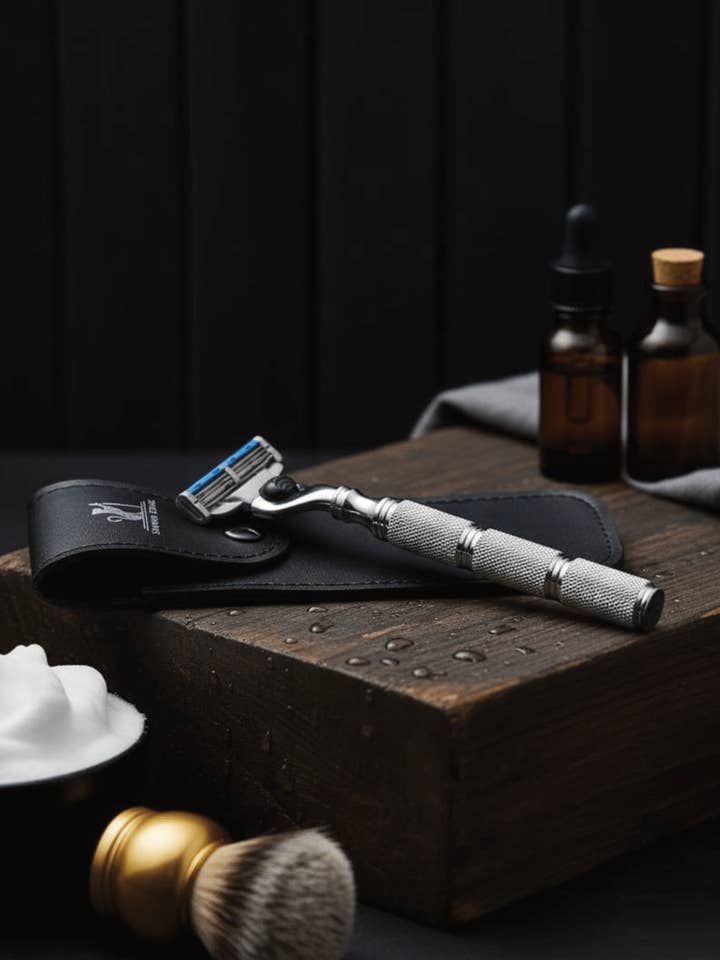 Rasoir de rasage compatible Sword Edge Mach 3 « Model Revon3 » pour la vente par Sword Edge