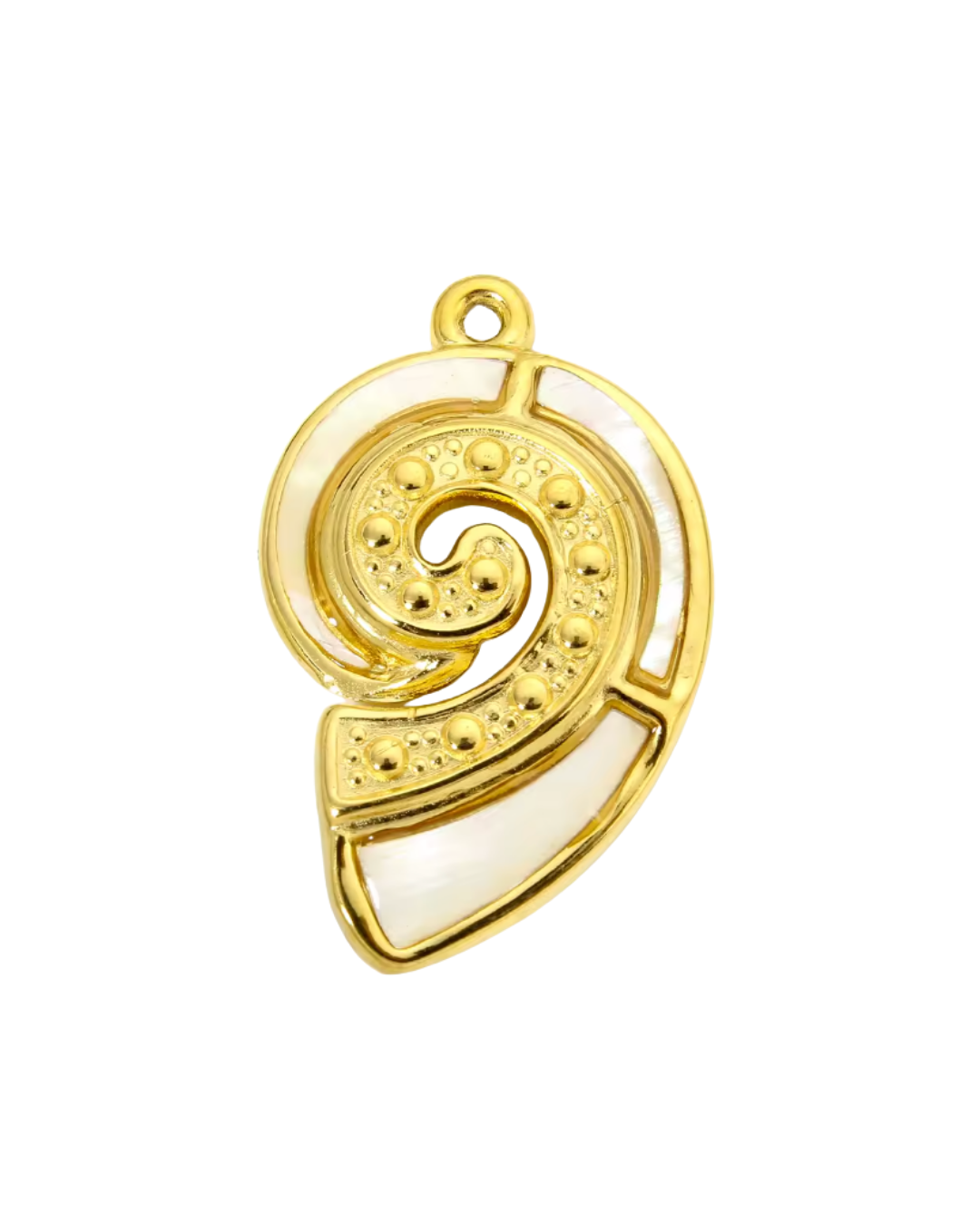 Coco Luna Collection - Wholesale Individual Charm/Pendant - White & Gold Ocean Life - Make A Charm Bracelet or Necklace10