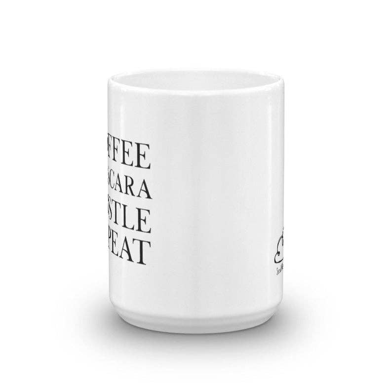 Send Me a Dream - Vendita all'ingrosso Tazza - Tazza da caffè Mascara Hustle Repeat1