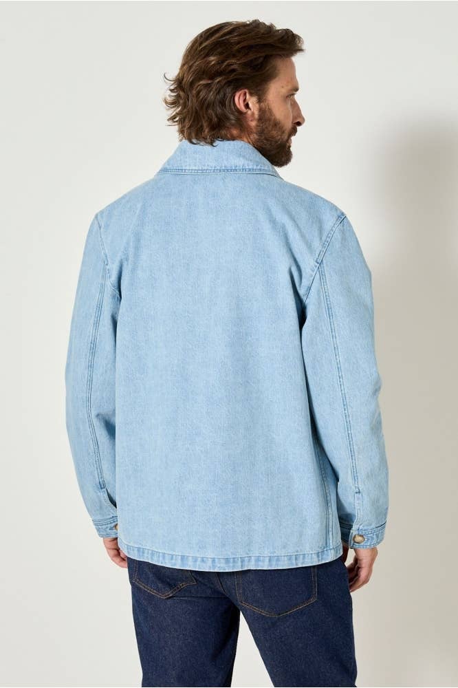 JAQK – wholesale Denim jacket – Men's – Casual Bleach Jacket2