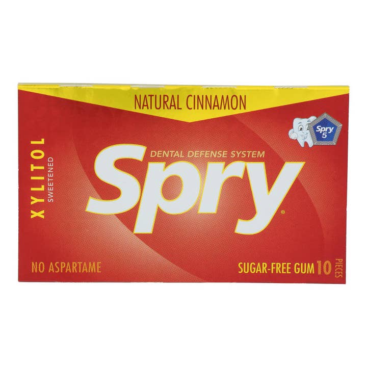 Spry Xylitol Gems - Cinnamon - Case Of 20 - 10 Count for wholesale by Everyday Supply Co