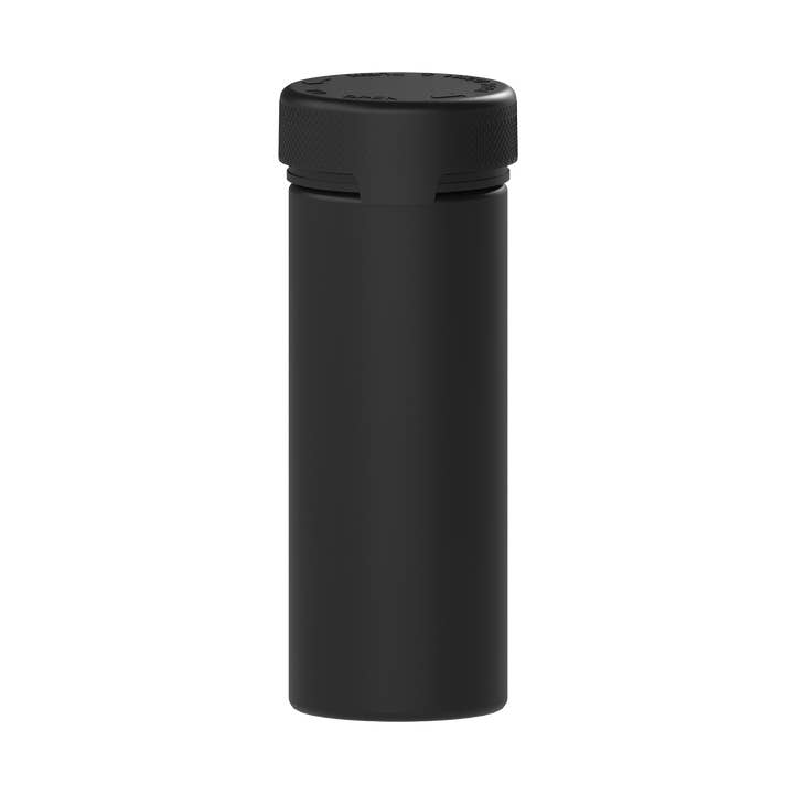 240CC/8FL.OZ/240ML Aviator CR - Container With Inner Seal & Tamper - Opaque Black With Opaque Black Lid for wholesale by Copackr