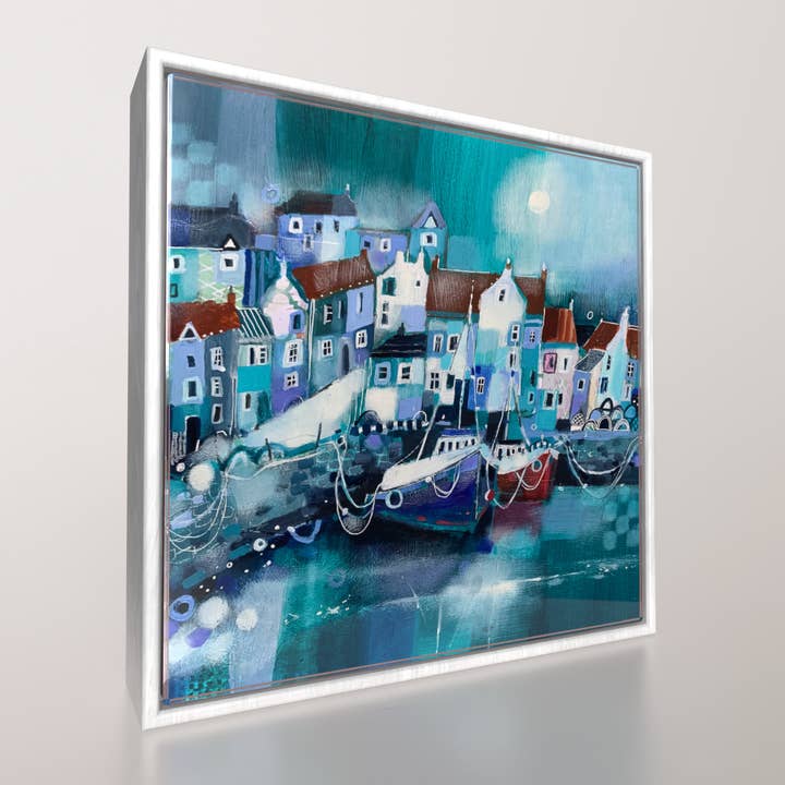 Emma S Davis Artist - Wholesale Art Print - 'Pittenweem'- Framed Ceramic Tile Art Print