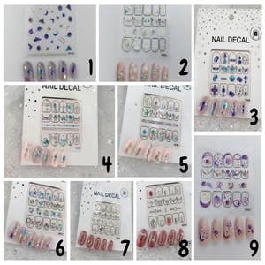 Stitch Nail Decals Waterslide Decals Nail Art Nail Stickers 