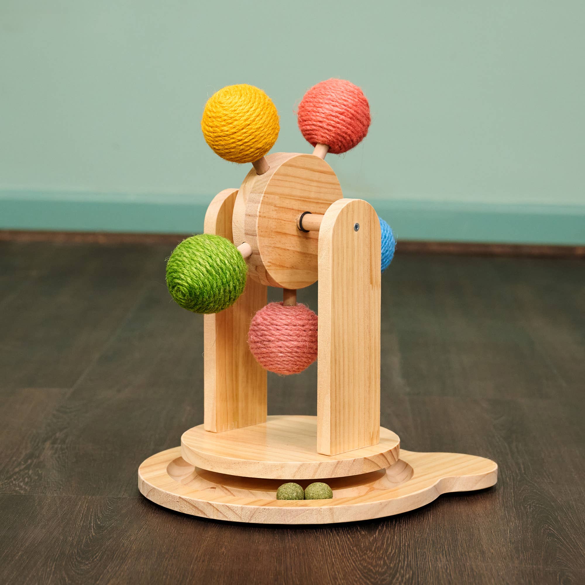 Armarkat - Vente Griffoir – chat - Le centre de jeu interactif complet : Pinewood Ferris Wheel 2