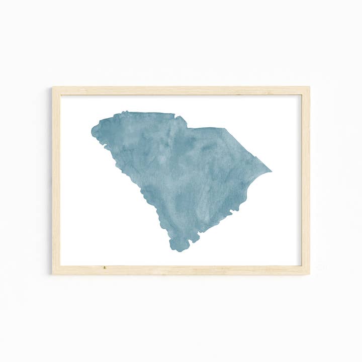 traveldashery - Wholesale Art Print - south carolina watercolor print