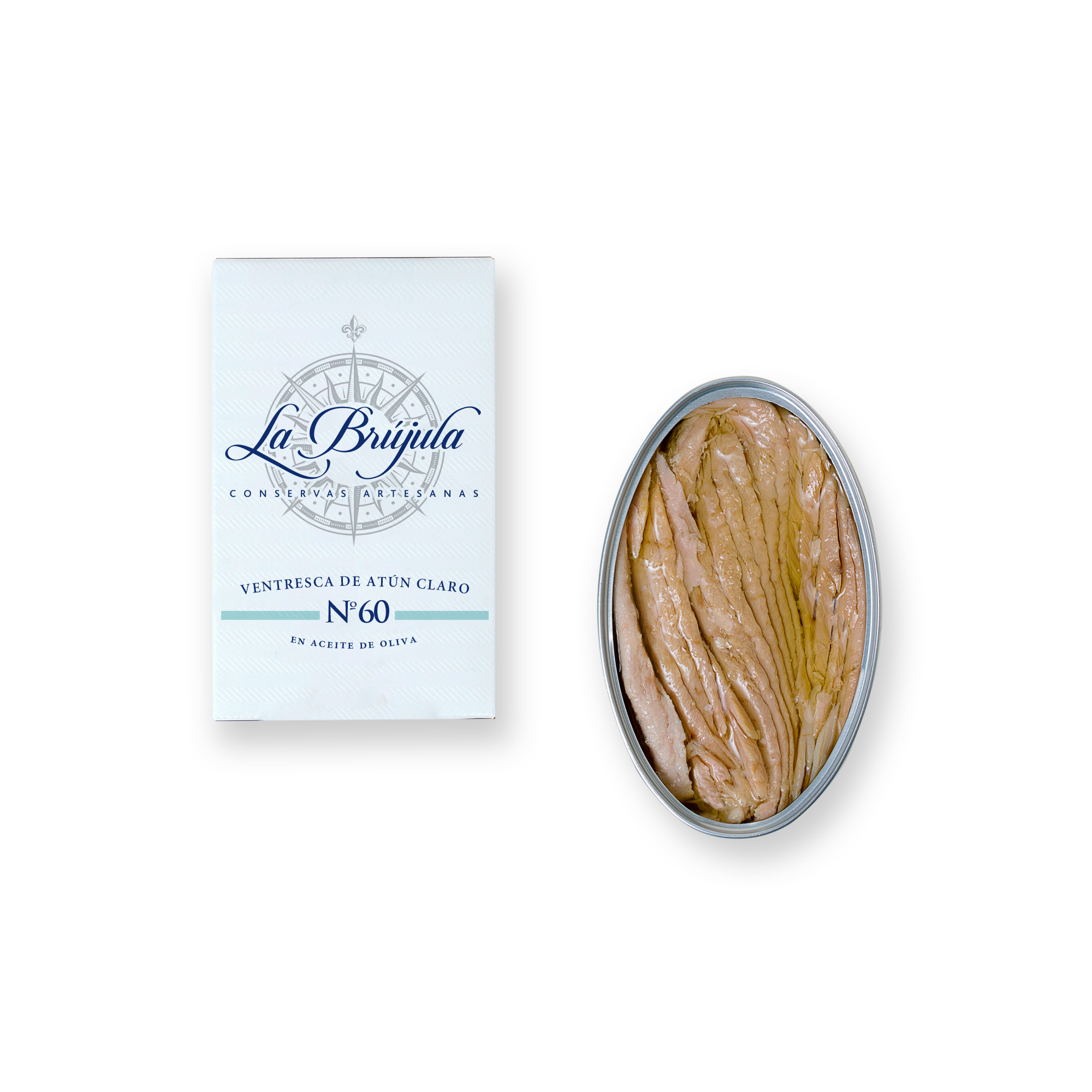 Matiz - Wholesale Tinned Fish - La Brujula Yellowfin Tuna Belly - 3.9oz tin0