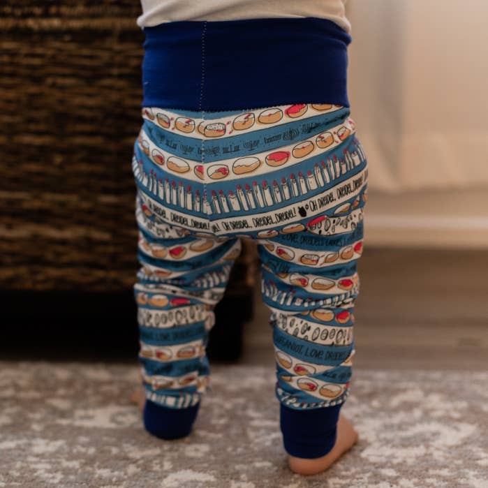 Hanukkah Traditions Baby/Toddler Leggings for wholesale by A. Marie Handmade