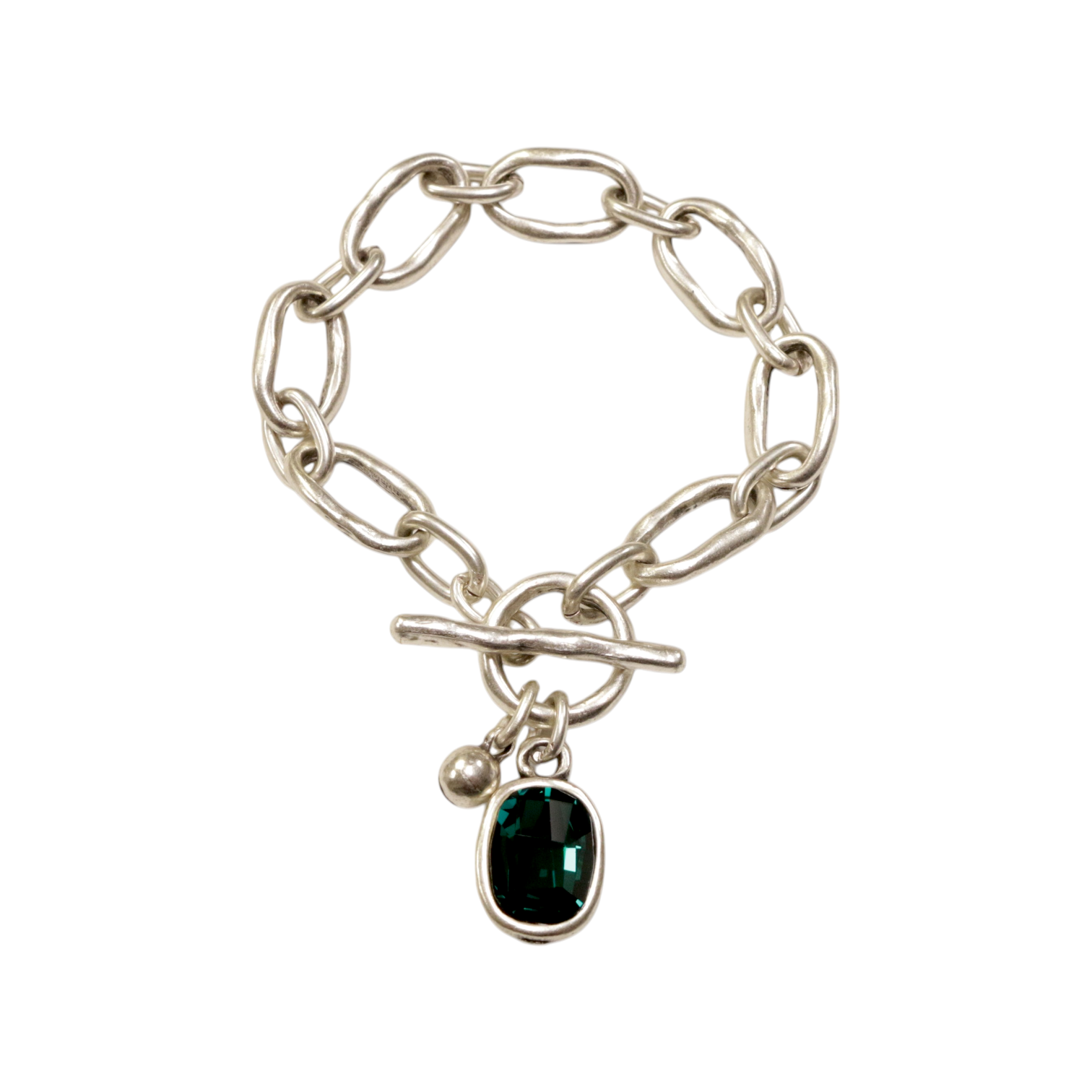 The Ancient Bazaar Jewelry & Accessories – Großhandel Armband mit Charms/Anhängern – Artikel-Nr. NB-2919 grün - Zinnarmband4