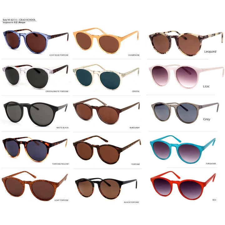 A.J. Morgan - Wholesale Sunglasses - Unisex - Grad School - Sunglasses