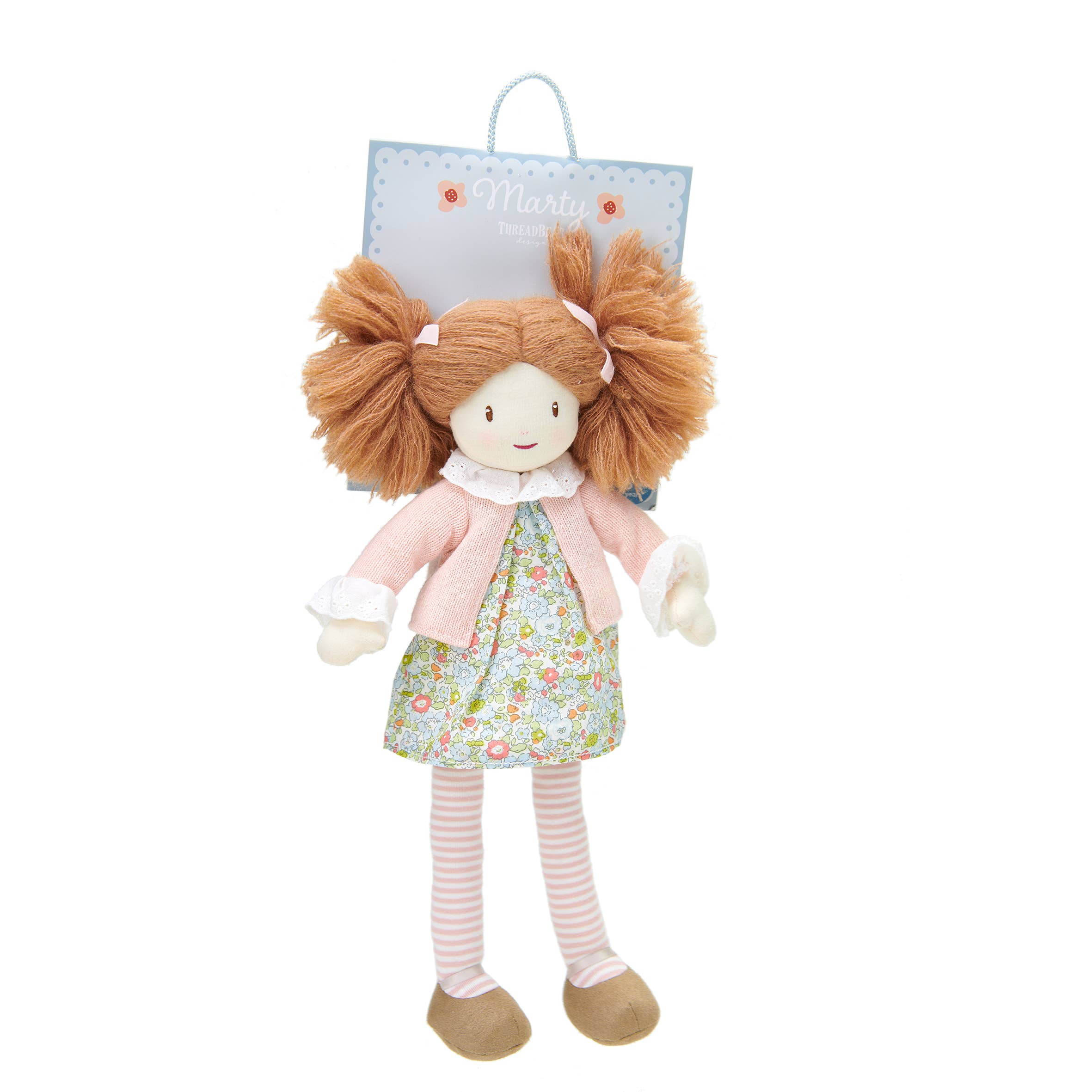 ThreadBear Design UK/EU – wholesale Doll – Kids – ThreadBear Marty Rag Doll - dressable rag doll 35cm1