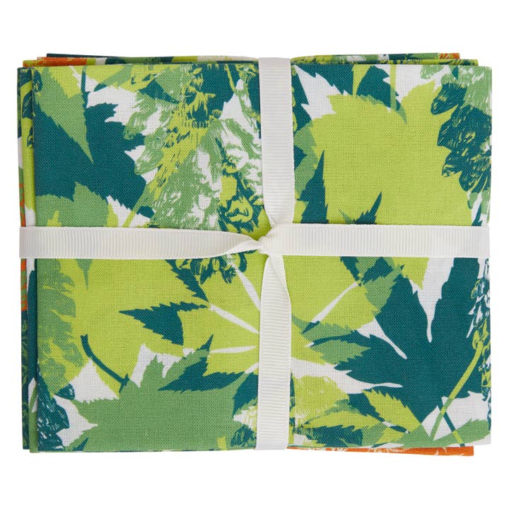West Design Products - Wholesale Fabric - RHS Fat Quarter Fabric Bundle, Leaves, 45 x 56cm, Pack Of 43