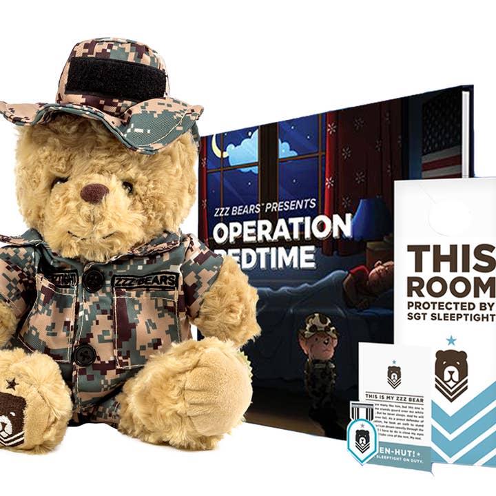 Sgt Slaapdicht - Mariniers Camouflage voor wholesale door ZZZ Bears