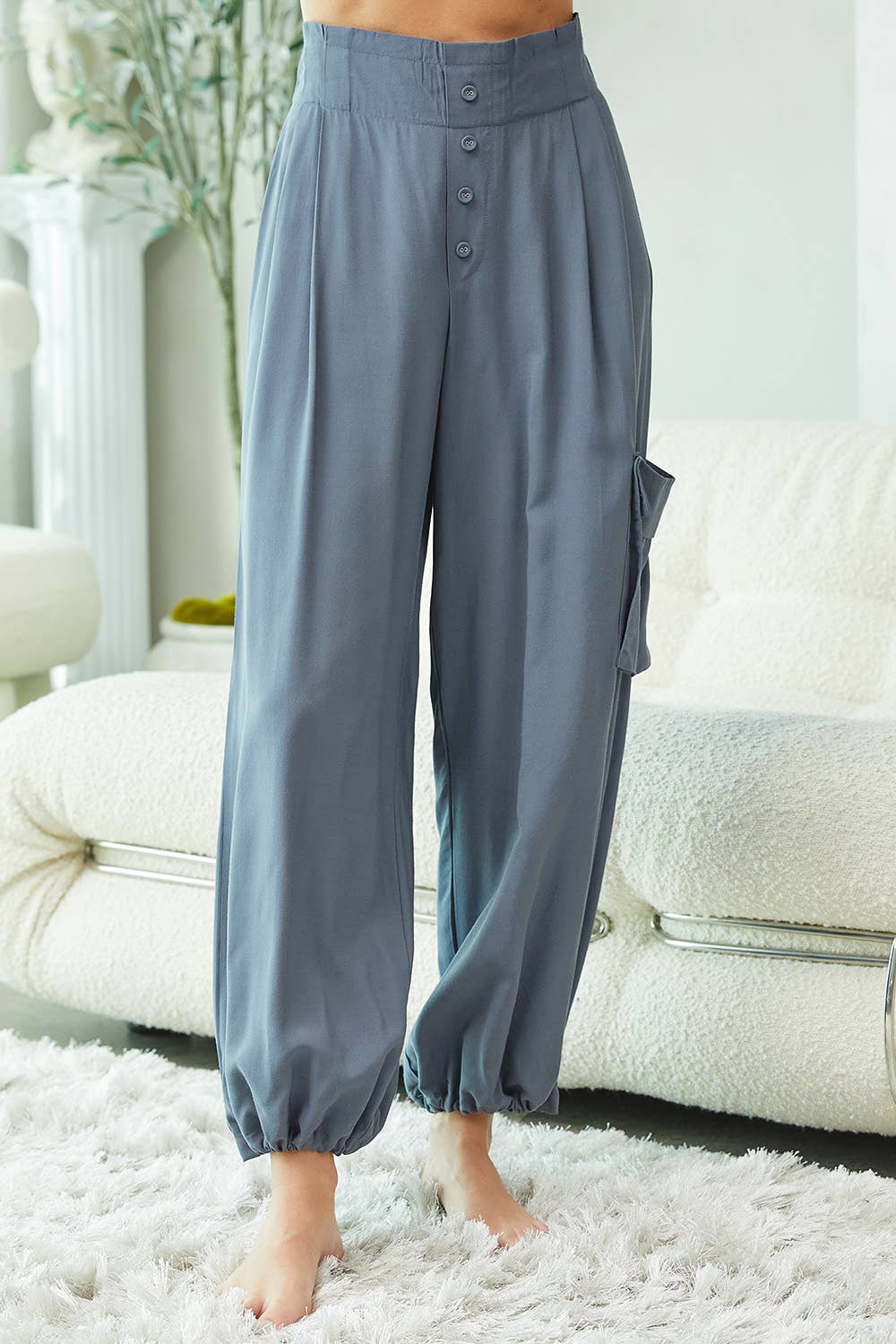 Sweet Lovely by Jen - Wholesale Lounge Sweatpants/Joggers - Women's - BOHO FEELS FLOWY LOOSE FIT JOGGER PANTS14