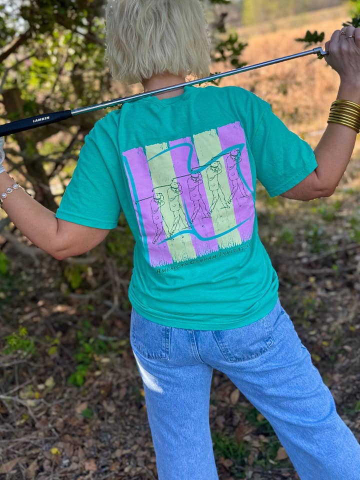 American Graham Apparel - Wholesale Screen Printed T-Shirt - Unisex - American Graham Invitational Golf Artisan Graphic Tee8